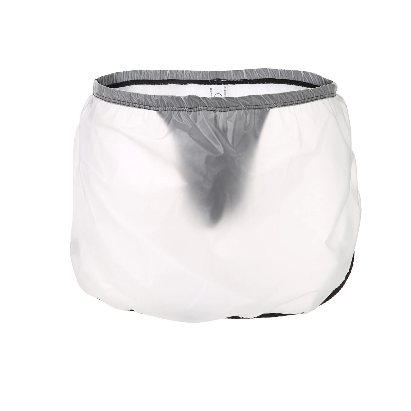 Men's Sexy Swimming Trunks Transparent Swimsuit Swim Shorts Man PVC 2 in 1 BeachWear Inner Thong Bathing Suit