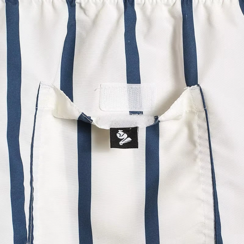 Men Stripe Shorts Quick Drying Baggy Male Summer Shorts Men Fashion Beach Board GMA2634