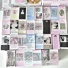 Korean Ins White Kraft Paper Card Storage Ziplock Bag Kpop Star 3-inch Sell Card DIY Packing Pocket Y2K Bow Wing Sealing Sticker 5
