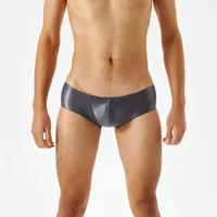 Multi-Color Mens Super Thin Transparent Oil Shine Bright High Elastic Smooth Panties  Low Rise Sexy Gay Boxer Underwear 1