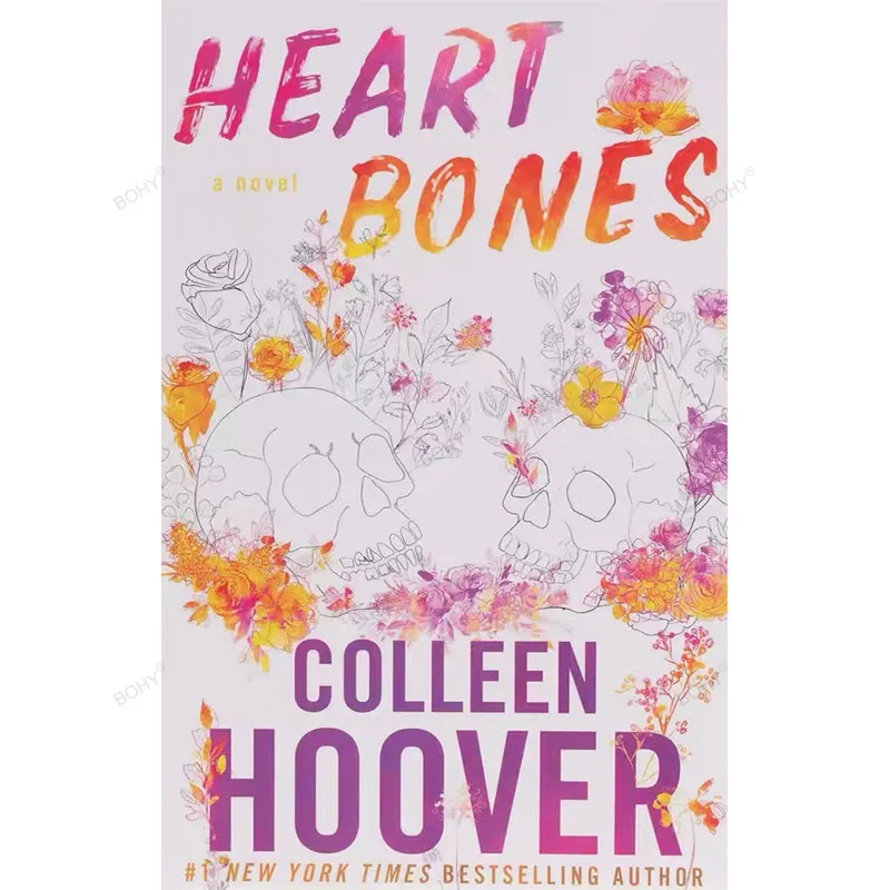 

Книга в мягкой обложке с сердечными костями A Novel By Colleen Hoover New York Times Бестселлер
