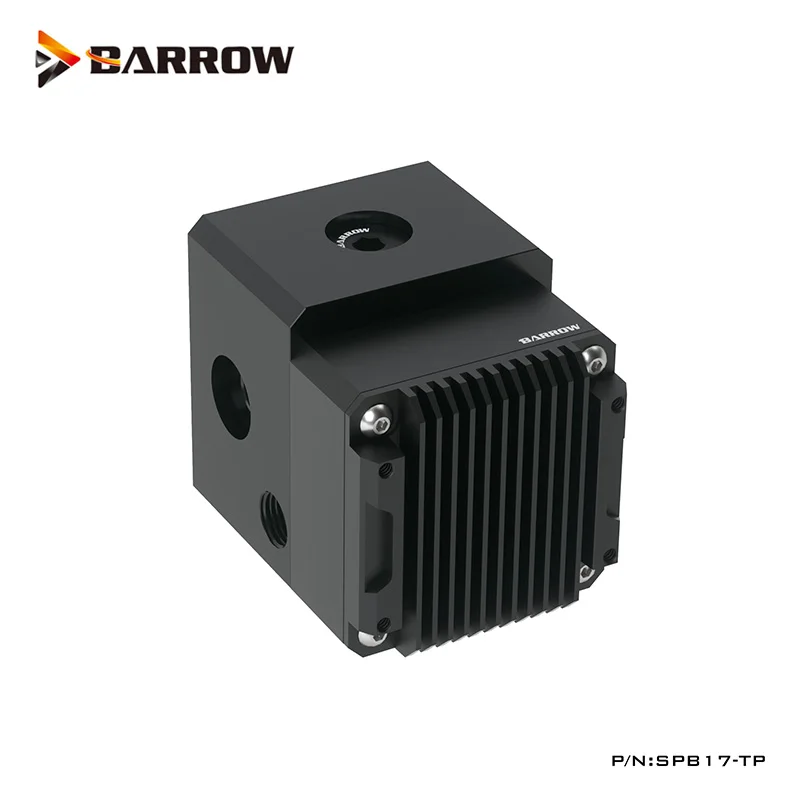 

Barrow сервер водяного охлаждения, встроенный насос, сброс, комбинированный резервуар, небольшой комплект, подключение 17 Вт ШИМ, 6 м подъемник, 960L/H,G1/4 ",SPB17-TP