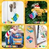 12/36Pcs Dinosaur Party Favors Pop Keychain Fidget Toys Bulk Stress Relief Sensory Toys Birthday Party Supplies for Kids 3