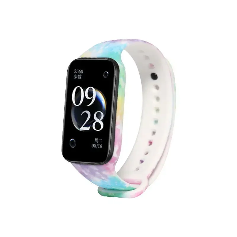 Colorful Printed Silicone Strap for Smartwatch Replacement Bracelet Band