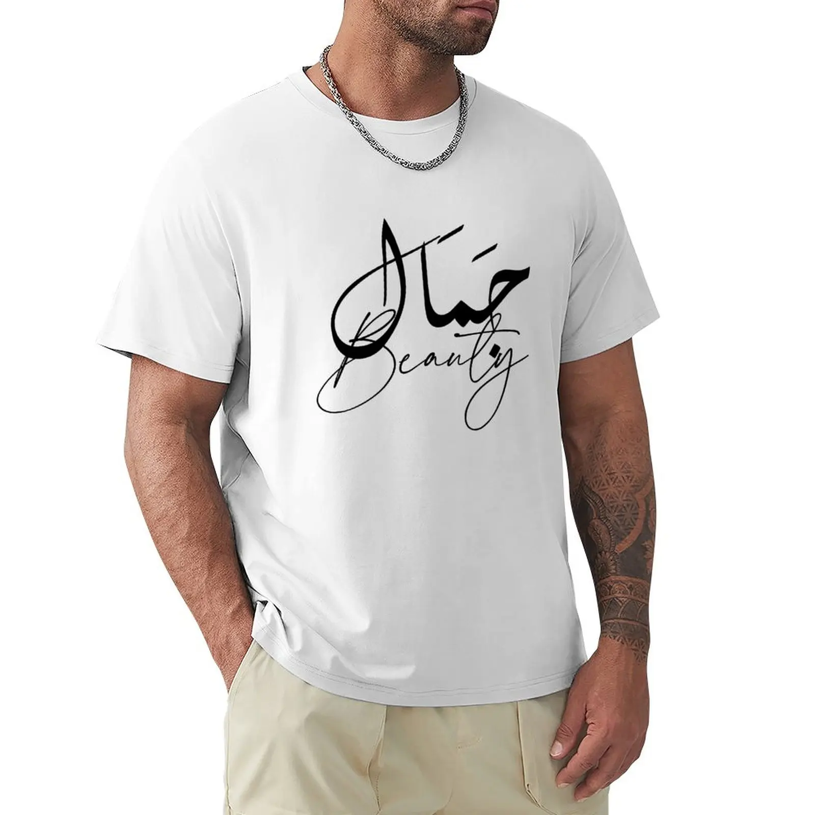 Beauty / ???? T-shirt plain blanks Blouse Short sleeve tee men