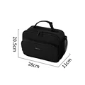 Black lunch bag