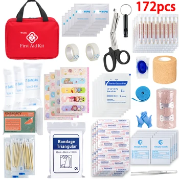 First Aid Kit 26-401 Piece Tactical Emergency Kit