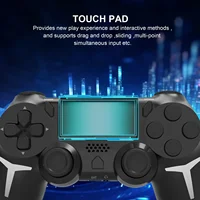 GAMINJA 6-axis Gyroscope Dual Vibration With touch pad Wireless Gamepad Bluetooth Controller For PS4 PS3 Console Computer PC - Image 4
