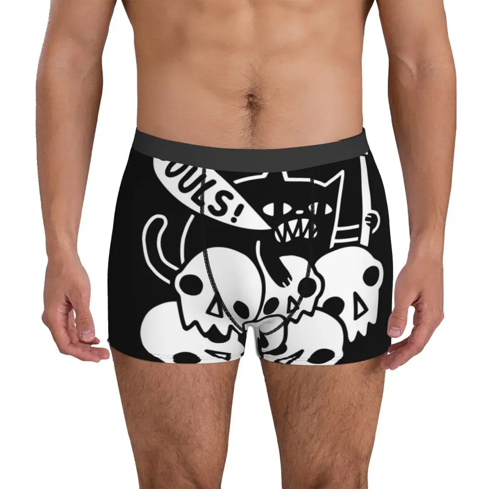 Satan Underwear Cat Got Your Soul Man Underpants Sublimation Funny Boxer  Shorts Hot Shorts Briefs Plus Size 2xl Größe XXL Farbe As Picture