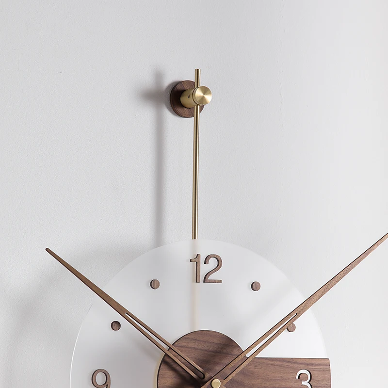 Wall Clock Living Room Creative Timepiece Luxury Minimalist Decor Premium Italianstyle Artistic Corner New Arrival Wall Decor