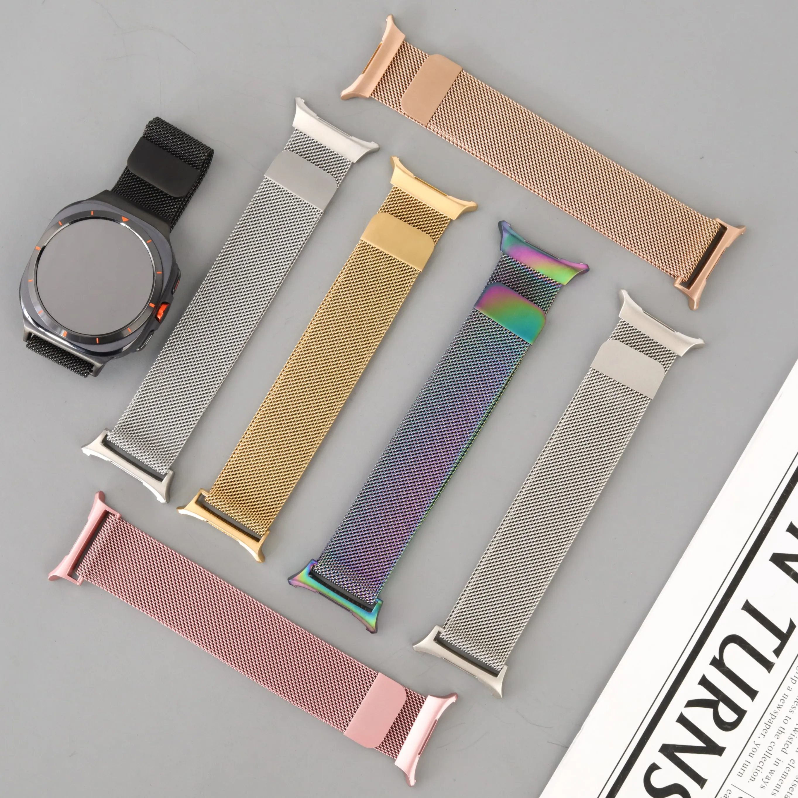 Stainless Steel Magnetic Milanese Loop Bracelet - Business Edition Watch Strap