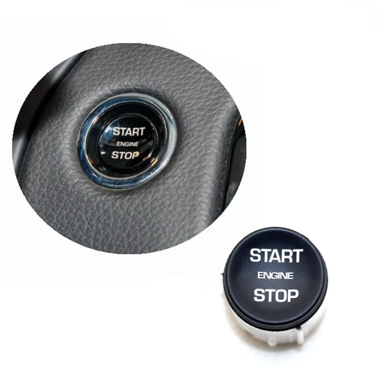 

For Jaguar XJL One-button Start Switch Ignition Switch Button Replacement Cover