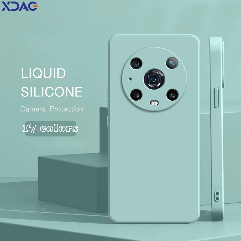 Premium Liquid Silicone Square Phone Case - Original Basic Cover