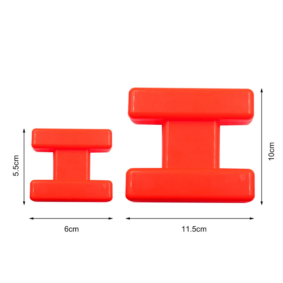 2x Marqueurs Bloc H Rouges Pour Pêche Carpe, Daurade, Poisson Chat - Accessoires Flotteur