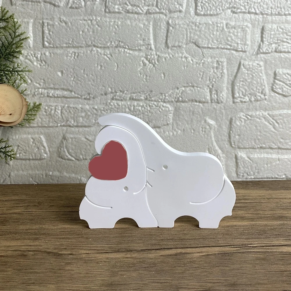 Puppy Ornament Insert Silicone Mold Dog Couple Love Mould Plaster Cake Candle Molds Soap Resin Clay Mold Craft Supplies silicone mold