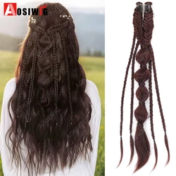 Bohemian Bubble Braid Hair Extension - Handmade Vintage Wedding Hair Accessory (3)