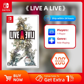 Offerte di giochi per Nintendo Switch - LIVE A LIVE - Cassetta fisica di gioco per console di gioco Switch OLED Lite 1