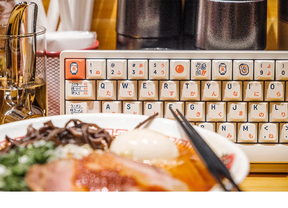 ECHOME RACEWORK Tema Keycap Set, Cap Teclado