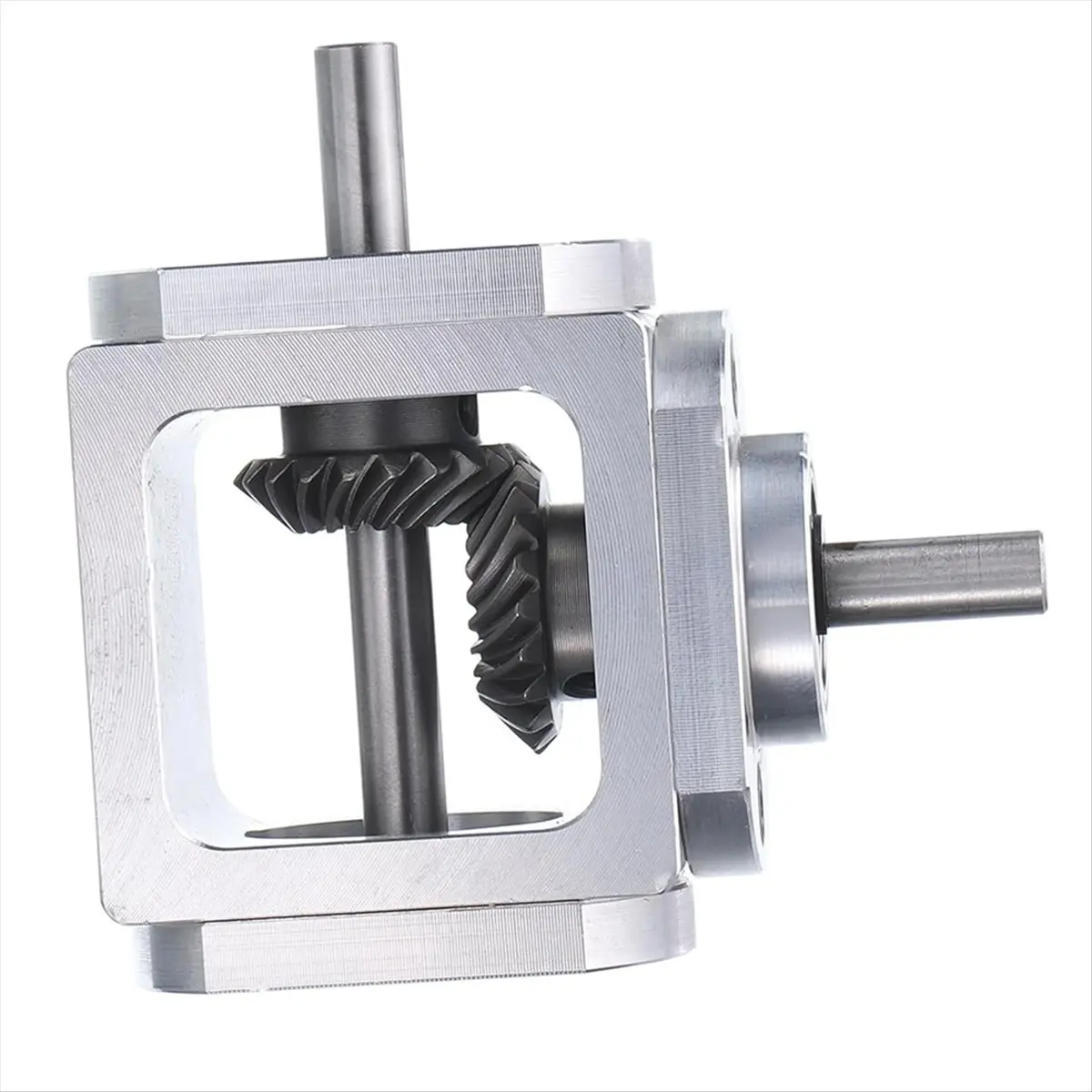 【37% OFF】Gear-Box 90 Degree Right Angle Bevel Gear-Box 1:1 Single Output Shaft 1 Module 20 Teeth Bevel Gear Aluminum Frame