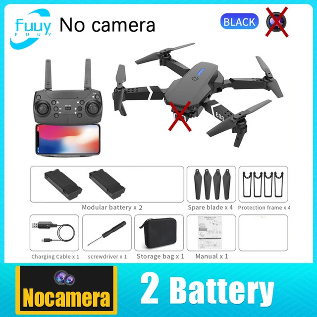 Drone e88 pro rc drone com grande angular hd 4k 1080p wifi fpv câmera dupla altura segurar