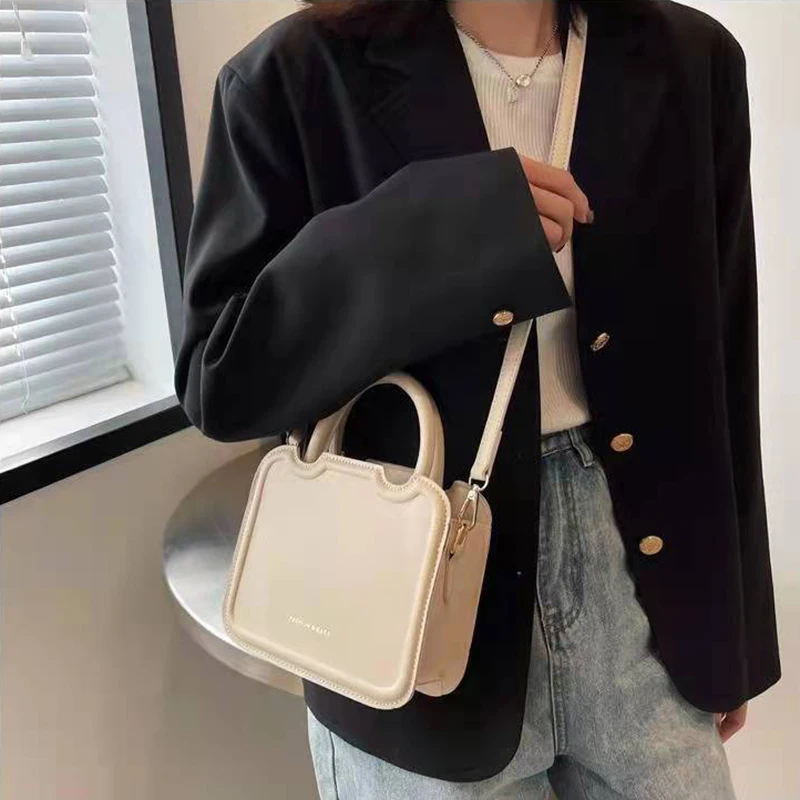Fashion Solid Color Crossbody Bag For Women Small Zipper Shoulder Bolsas Female Leather Handbag Cellphone Purses Ladies Satchels