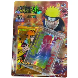 Narutoes – cartes en papier avec des lettres rares et dorées, jeux SSP, Collection de personnages d'anime, cadeau pour enfants, jouet 