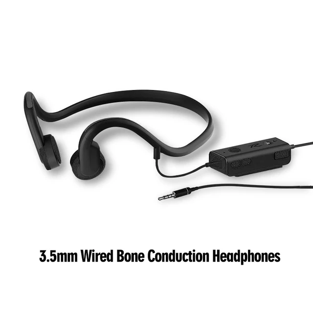 Auriculares de transmisión de conducción ósea, cascos con cable tipo C,  manos libres, auriculares inteligentes para