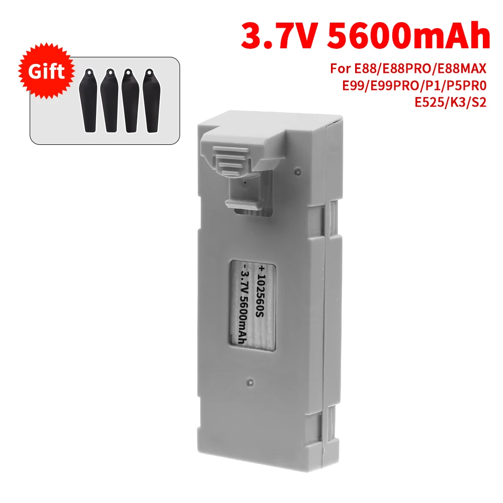 Lot de 2 à 6 Batteries Drone Rechargeables Compatibles avec Tous Drones
