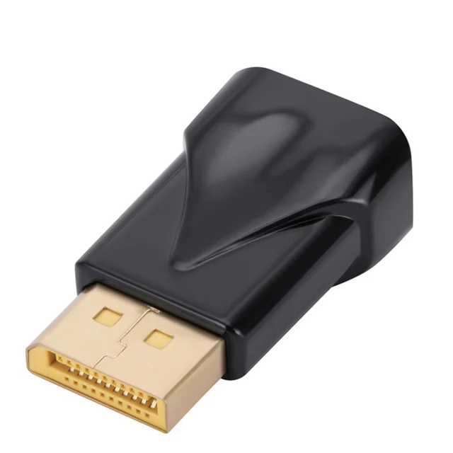 1080P DP to VGA 컨버터 어댑터는 DisplayPort와 VGA를 연결하는데 사용되며, 다양한 장치에 적용 가능합니다.