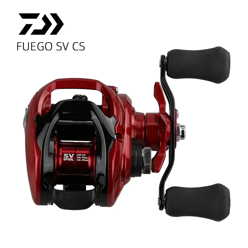 DAIWA FUEGO SV CS 103 přívlačové rybaření naviják nízko profilu 6.3/7.3 mechanismus poměr maxi tahat 5KG 5+1BB