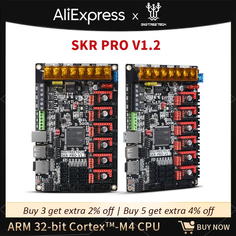 Bigtreetech Skr Pro V1.2 Control Board 32bit Wifi Tmc2209 Tmc2208 3d Printer Parts For Ender v2 Skr V1.4 Turbo Mks Gen l
