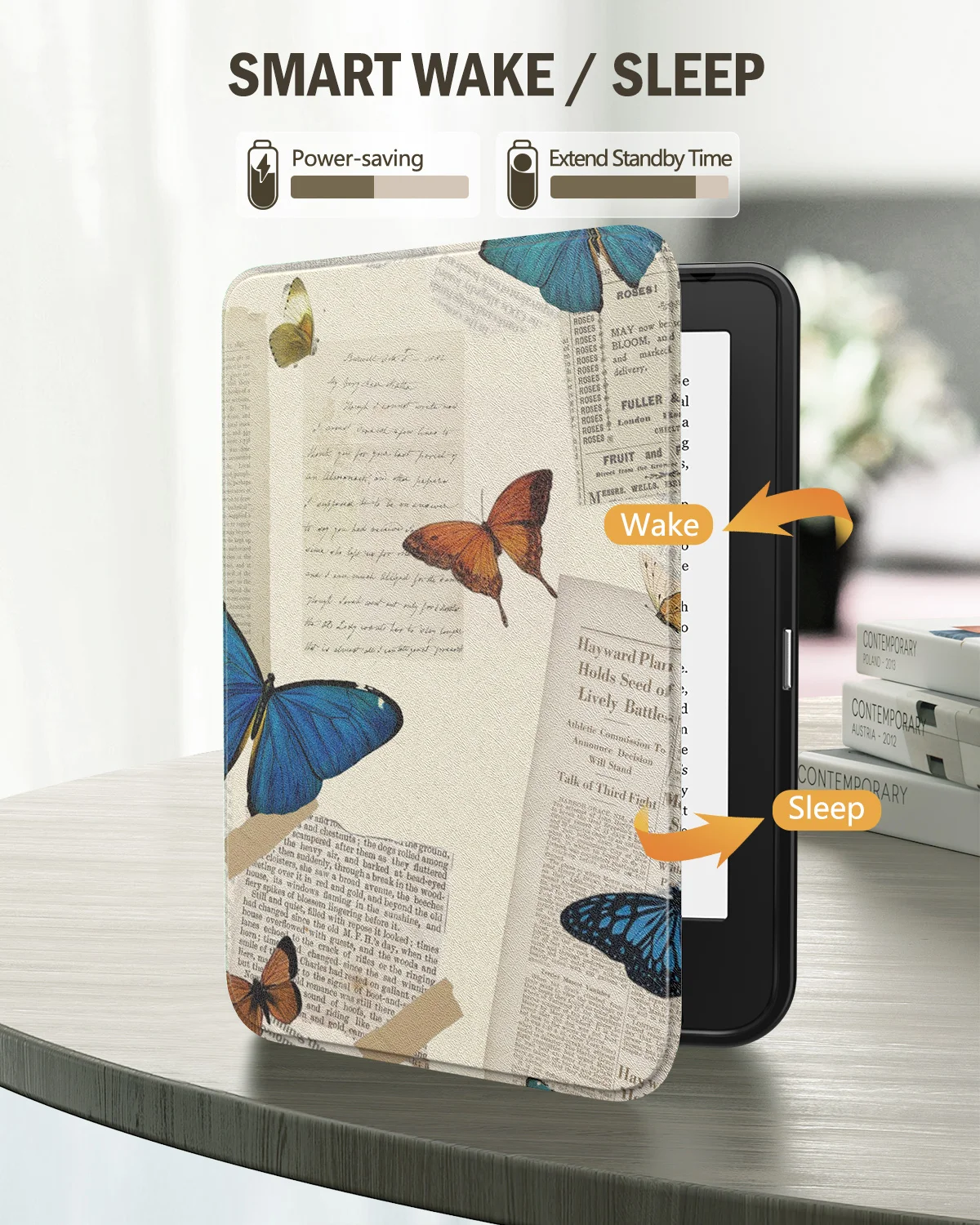 Ultra Slim Lightweight Folio Case with Auto Wake/Sleep