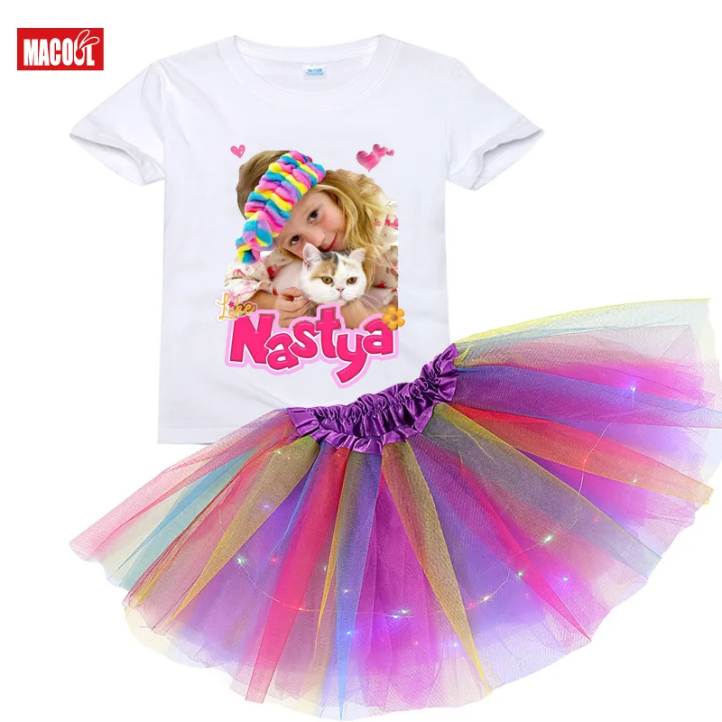 

Girl Outfits Tutu Set Party Liight Tutu Dresses Princess Outfit Party 2pcs Suit Kids Clothes Baby Girls Clothes Set 3 4 7 Years