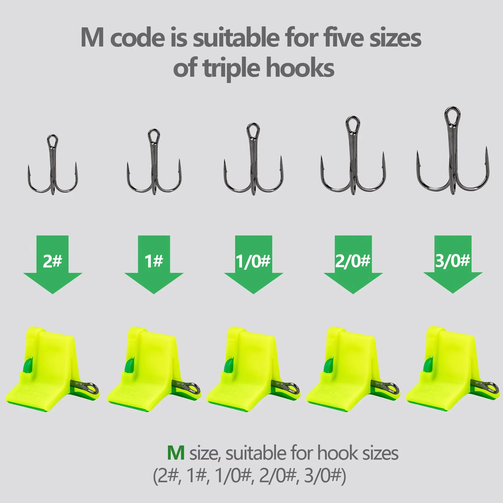 10pcs 낚시를위한 자동 낚시 후크 수호자 트레블 후크 케이스 보닛 후크 커버 케이스 녹색 낚시 액세서리