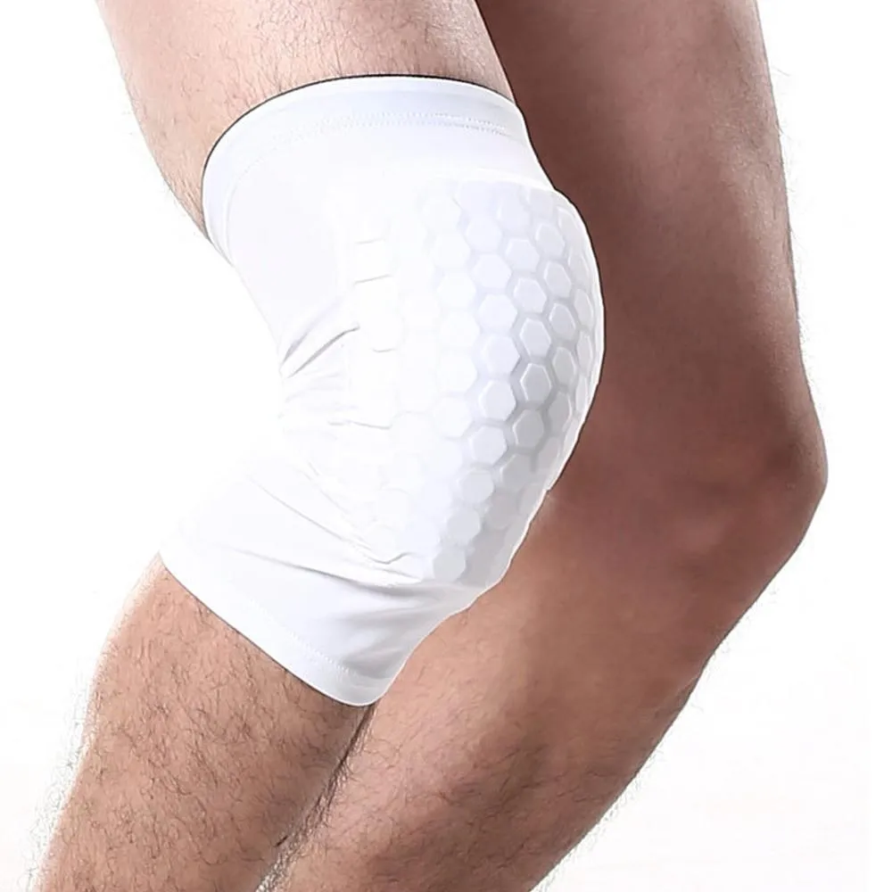 Knee Pad Knee Support Knee Support Sleeve Knee Brace Knee Wraps 1PC Honeycomb Basketball Knee Pads Short Design Compression Leg Sleeves Volleyball Protector