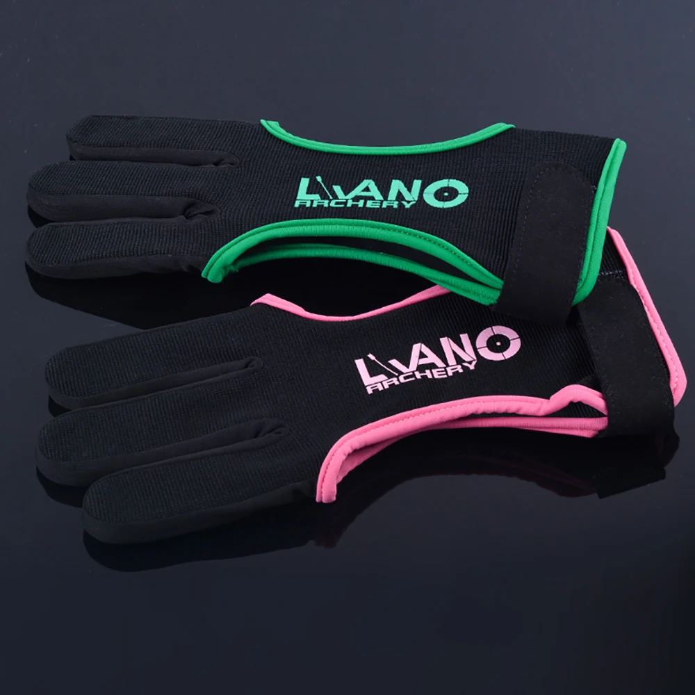 Archery 3 Fingers Protective Gloves 1pc