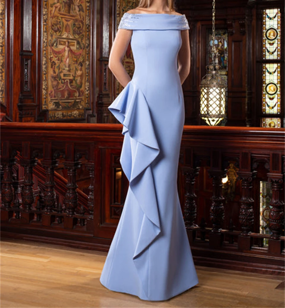 

Роскошное официальное платье MINGLAN без бретелек с открытыми плечами без рукавов Плиссированное вечернее платье в пол классическое платье для выпускного вечера