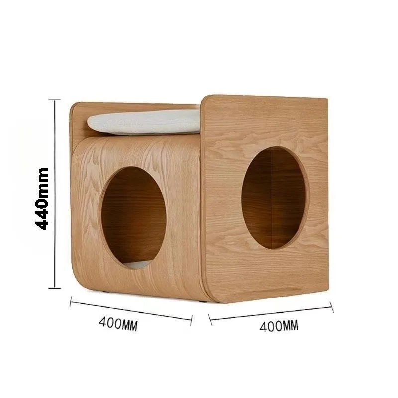Bedside Multi-functional Pet Nest Simple Coffee Table Solid Wood Four Seasons Disassembled Washed Wooden Pet Cat Dog Kennel Cage