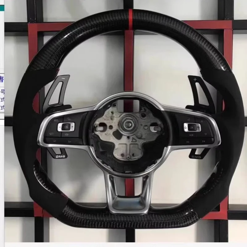 R라인 스티어링 휠 CC 폴로 골프 MK6 MK7 GTI 파사트 티구안 시로코 ACC CNL 스티어링 휠 어셈블리 (폭스바겐 골프 7 용)