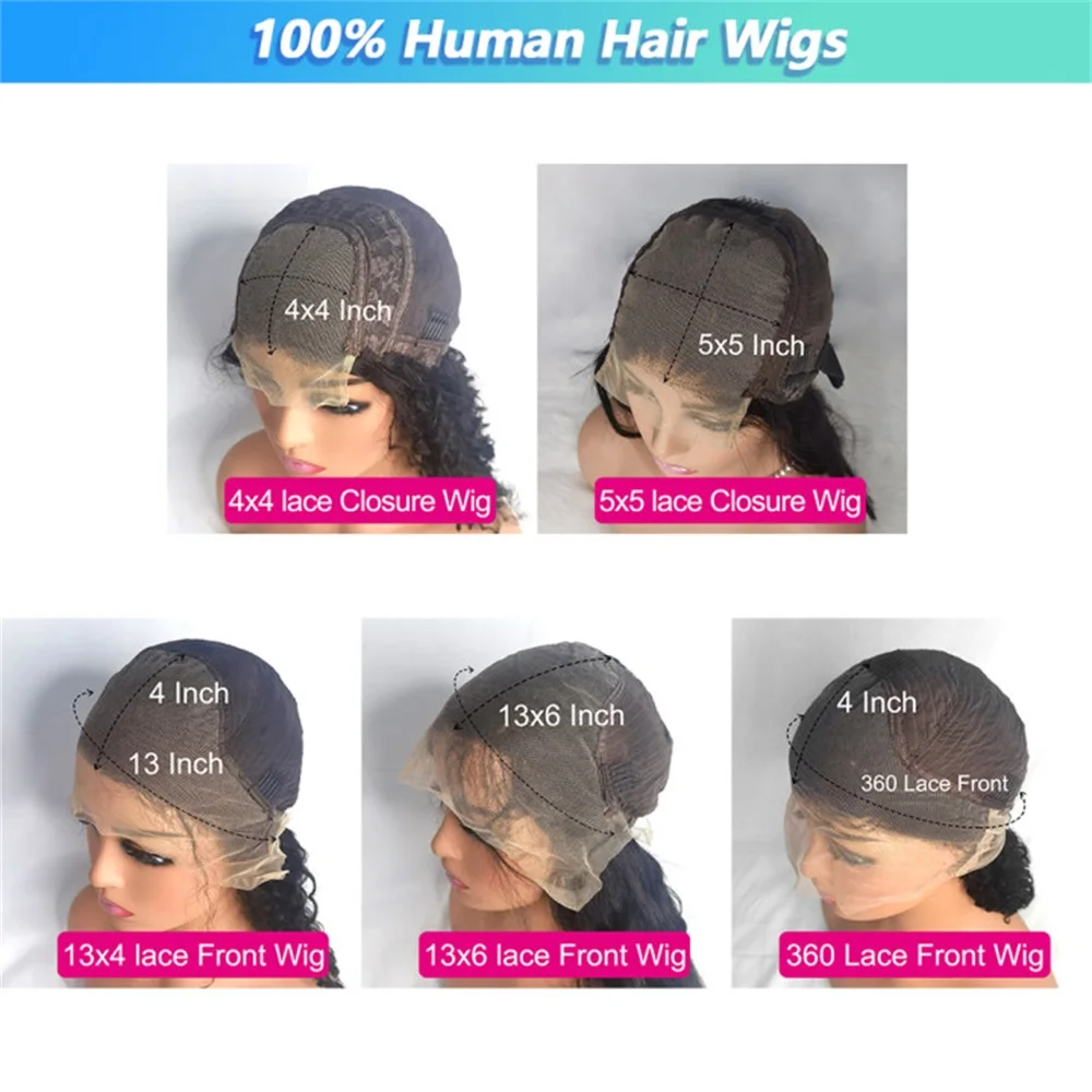 30 40 Inch Body Wave Human Hair Wigs 13x6 Hd Lace Front Wig human hair 13x4 360 Lace Frontal Wigs 4x4 Lace Closure Wig For Women 6