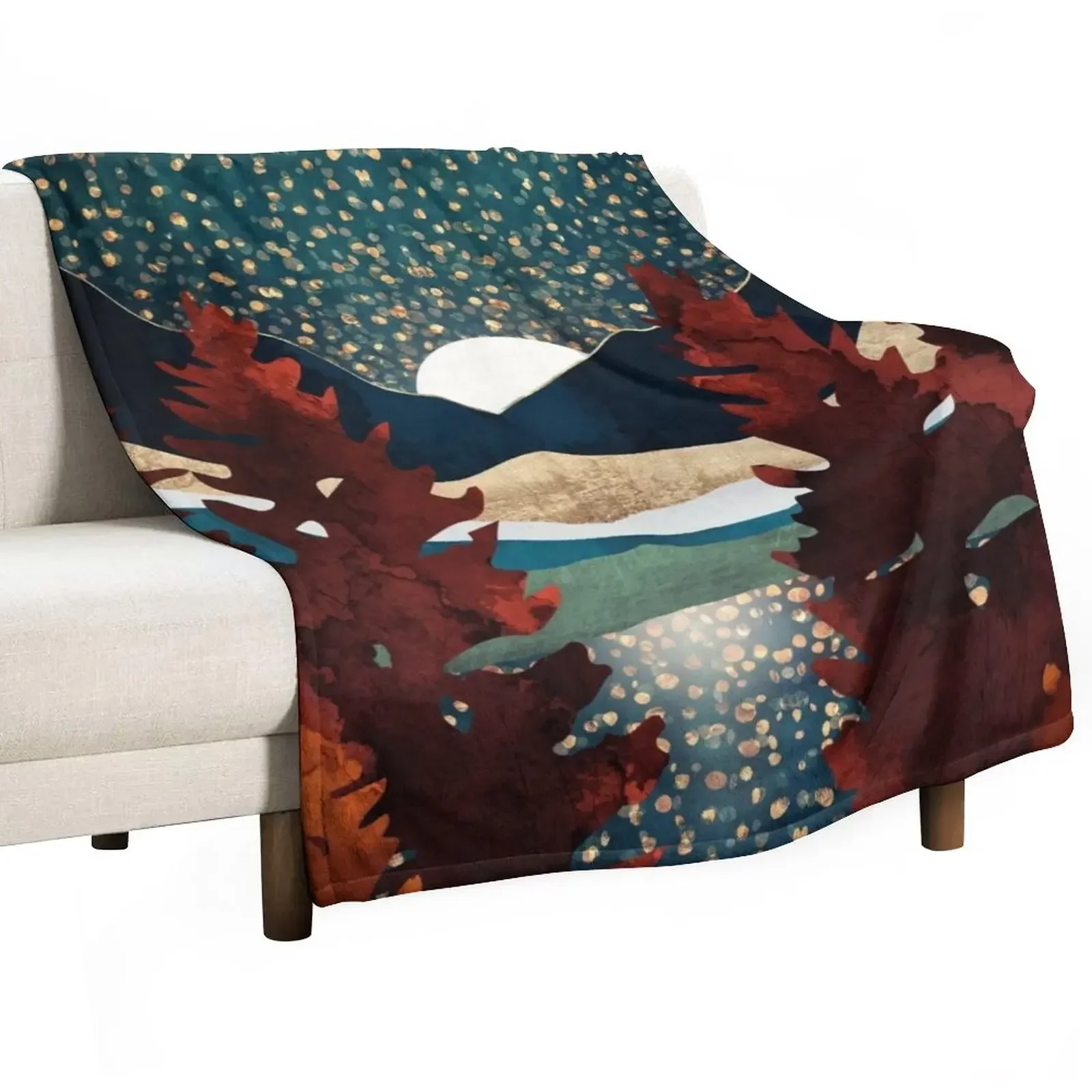 

Star Sky Reflection Throw Blanket Blankets For Sofas Baby christmas gifts For Baby Blankets
