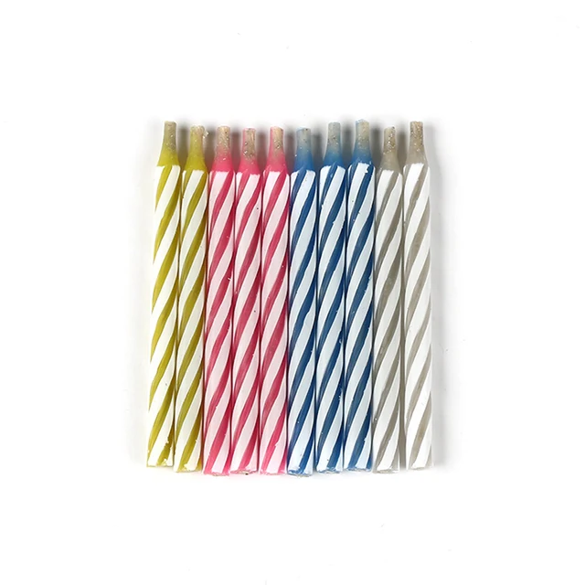 Bougies d'anniversaire magiques, 10 pièces, nouveauté, bougies pour fête d'anniversaire, fête du poisson, célébration de noël, farces 5