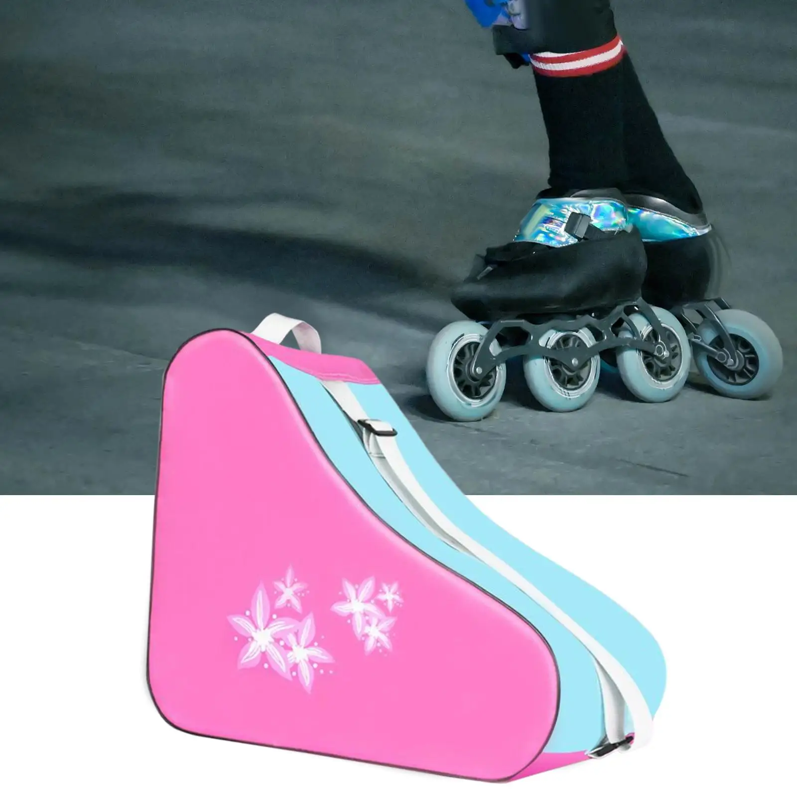 

Roller Skate Bag for Women Men Skating Shoes Storage Bag for Winter Outdoor Sports Inline Skates Ice Hockey Skates Figure Skates