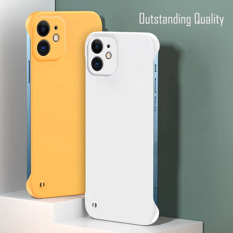 Ultra Slim Frameless Gradient Matte Phone Cover
