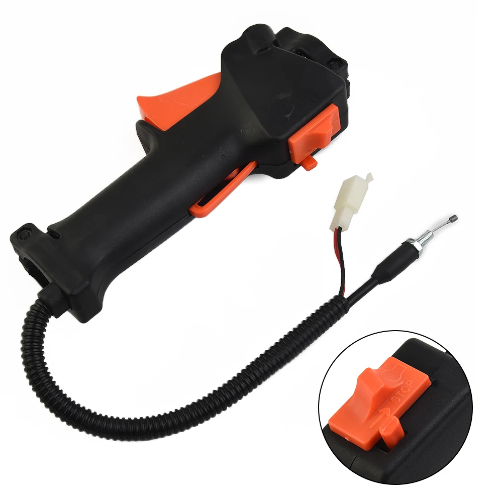 Gaszug Griff Trigger On Off Kill Schalter Multi Tool BrushCutter Home Garten Ersatzteile Power Werkzeug Zubehör – Detail 2