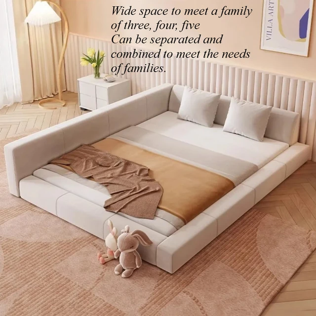 80cm 180cm multifunctional bed multi-person tatami bed child safety guardrail rebound bedside camas de casal bedroom accessories 2