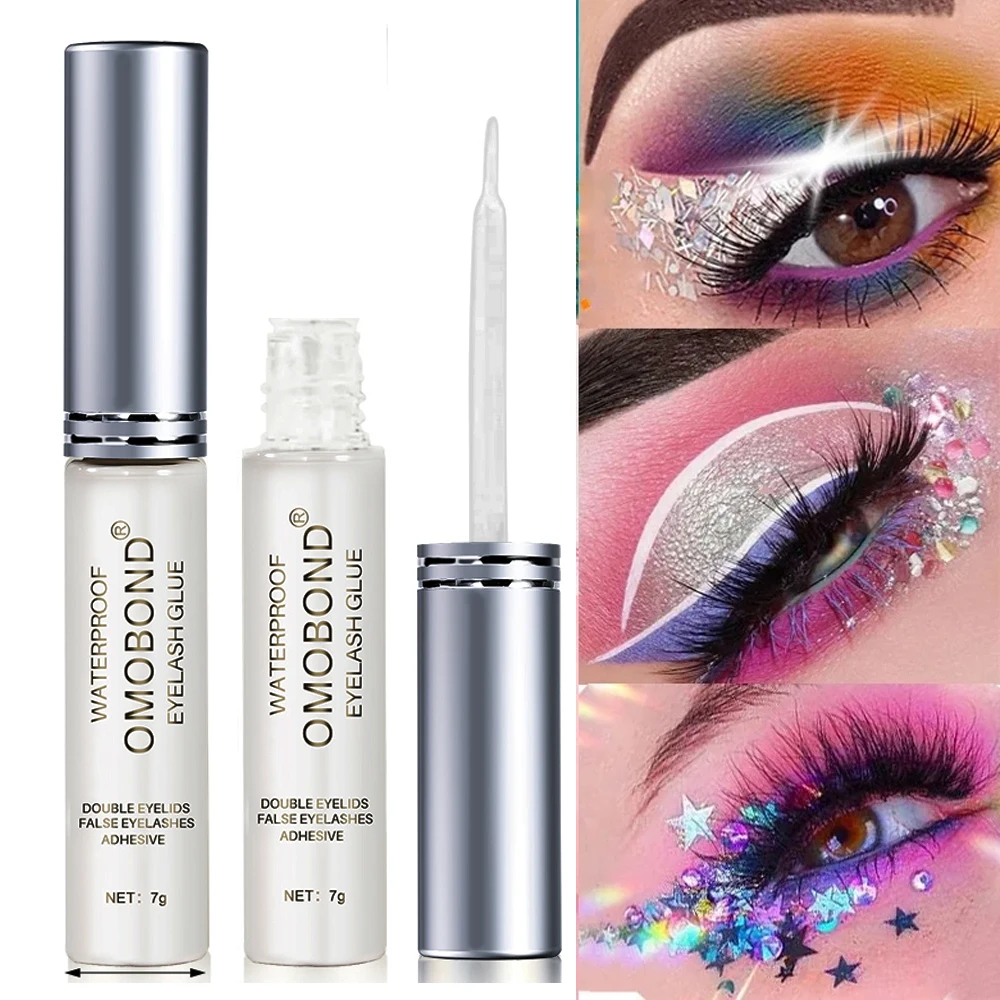 7g/Jar Professional Glitter Sequins Adhesive Glue Super-Strong Clear Eyelash/ShinyNail Flakes Glue DIY Face/Body Makeup Glue 3