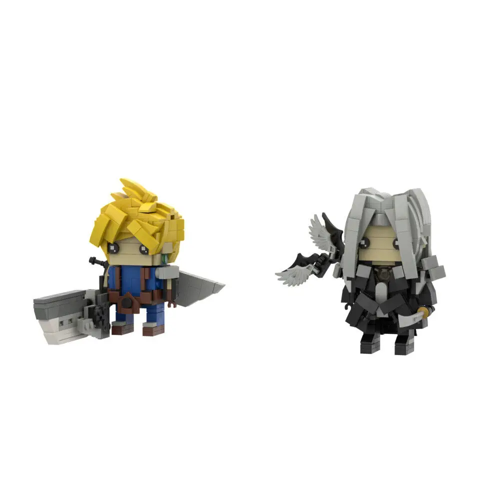 

Claude and Sephiroth from Electronic Role-playing Game 546 Pieces MOC Build