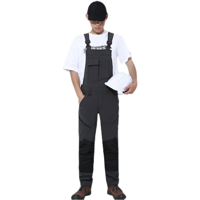Durable Multi-Pocket Work Overalls