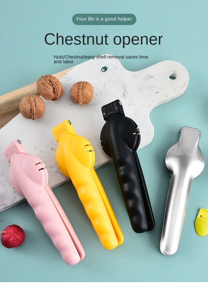 2 in 1 Stainless Chestnut Machine Kitchen Accessories Chestnut Sheath Chestnut Cutter Chestnut Opener Chestnut Nut for Nuts
